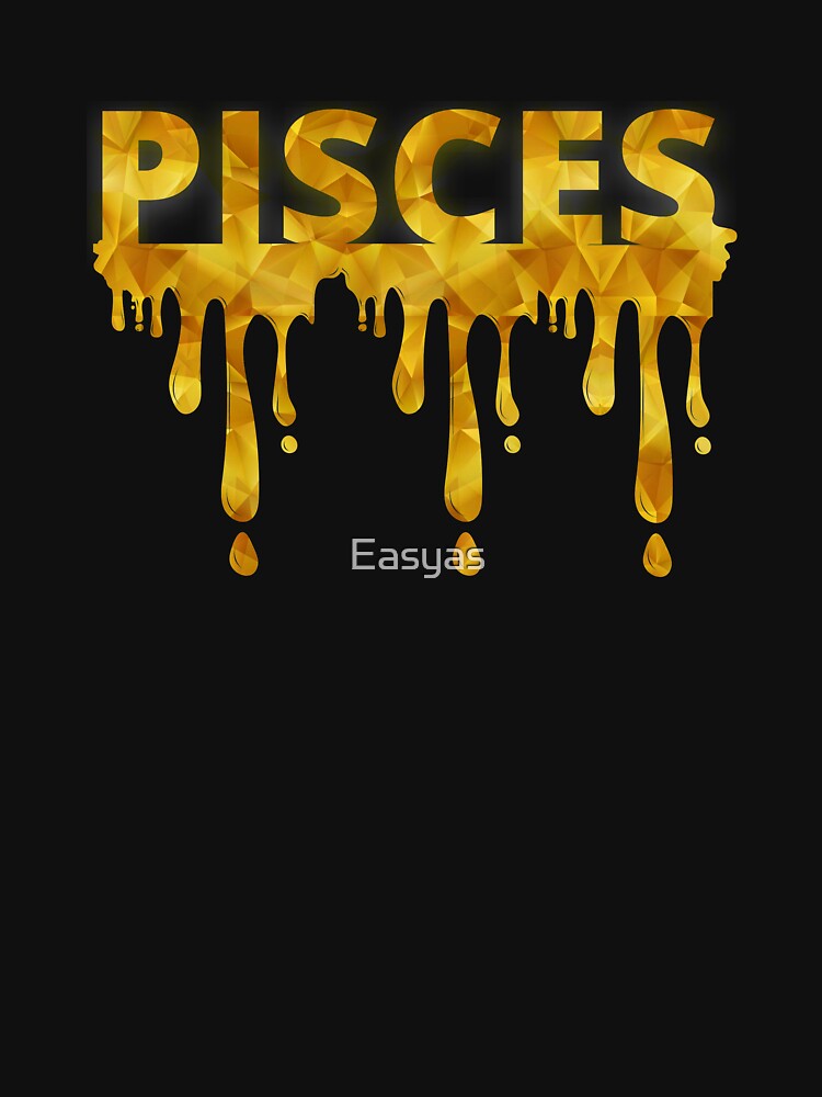 Pisces Geometric Birthday Horoscope Zodiac Gift by Easyas