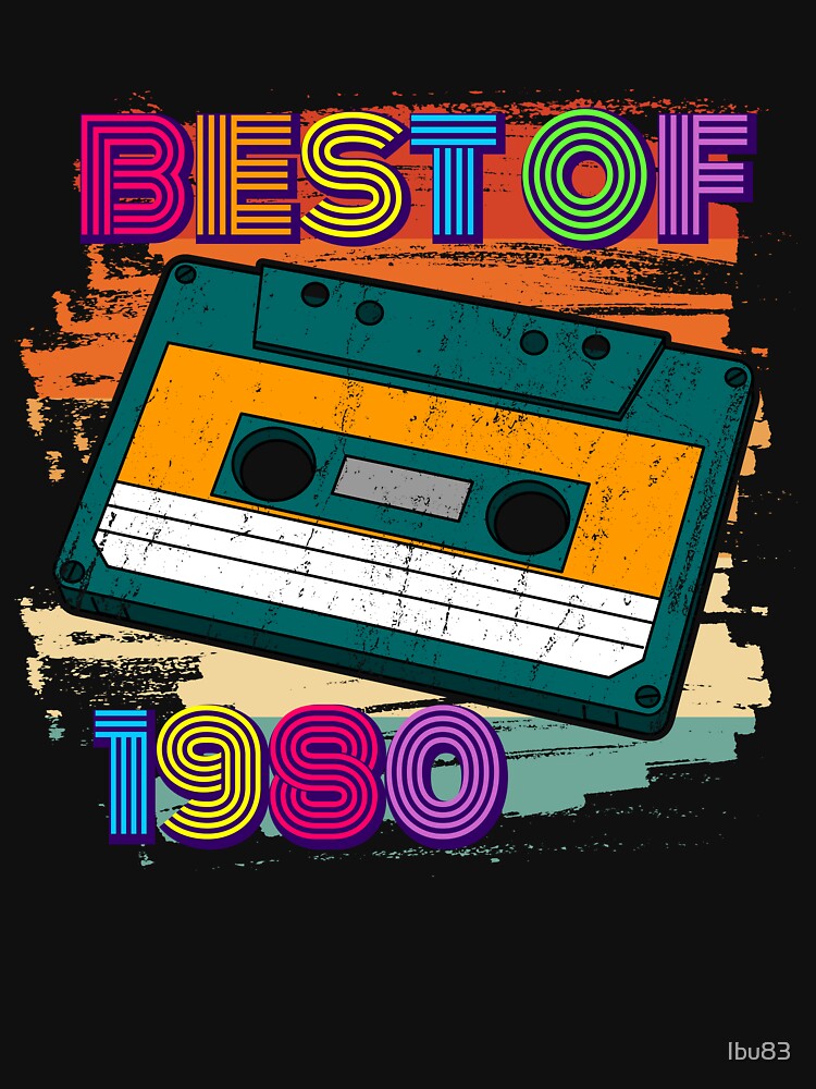 best of 1980 Retro Cassette Tape 42nd Birthday by Ibu83