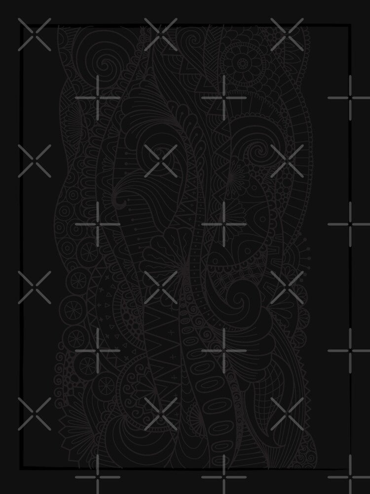 Abstract Zen Doodle Pattern by lellamars