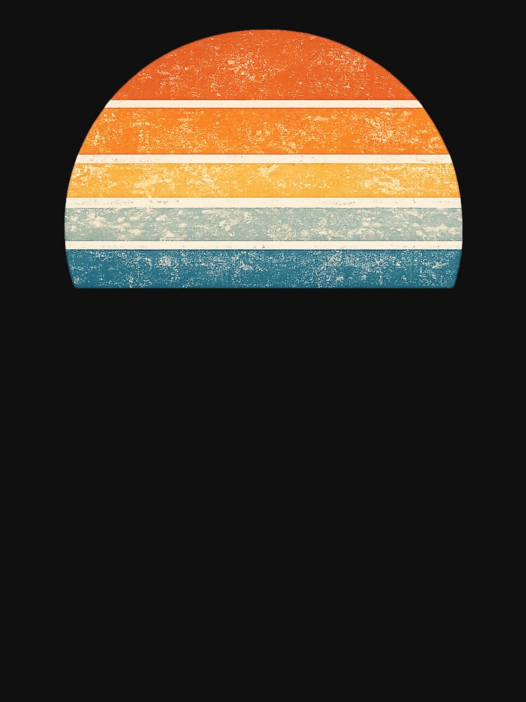 Retro Sunset  Classic T Shirt by Lulu Shop