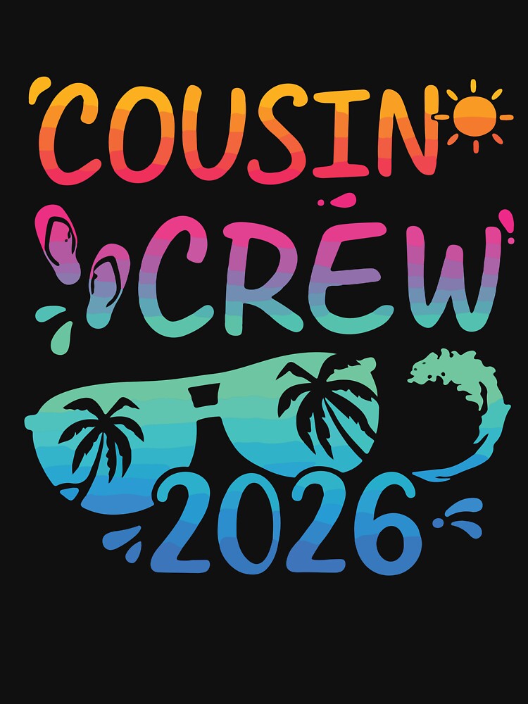 Cousin Crew 2026 Summer Family Vacation Matching by kiralynstration