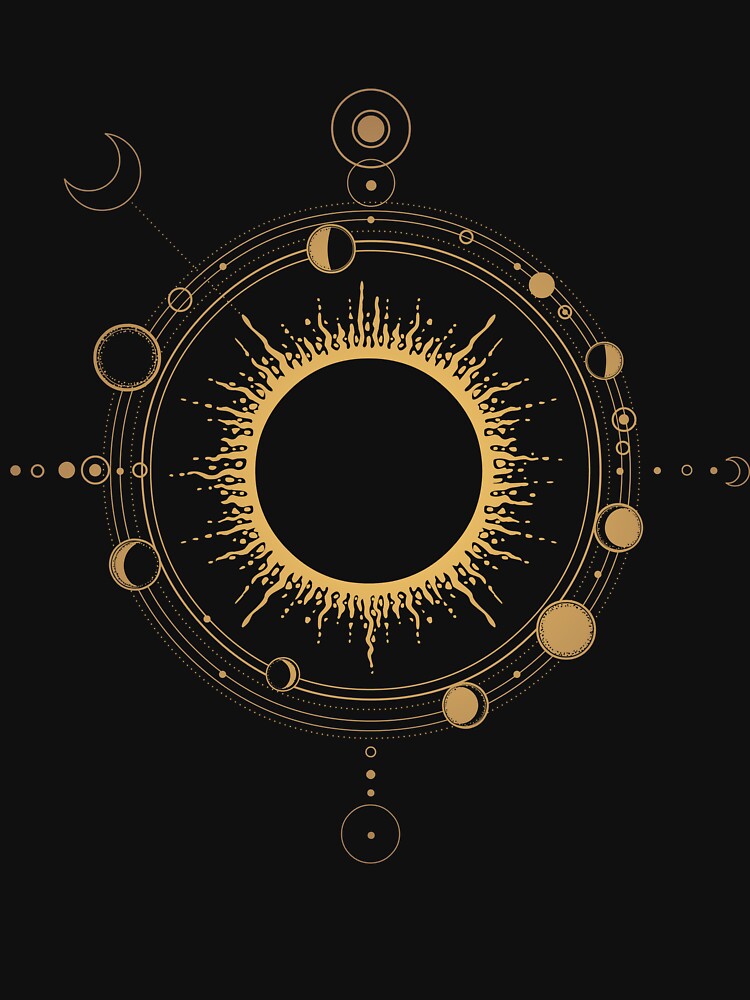 Celestial Sun and Moon Phases by KingersDesigns