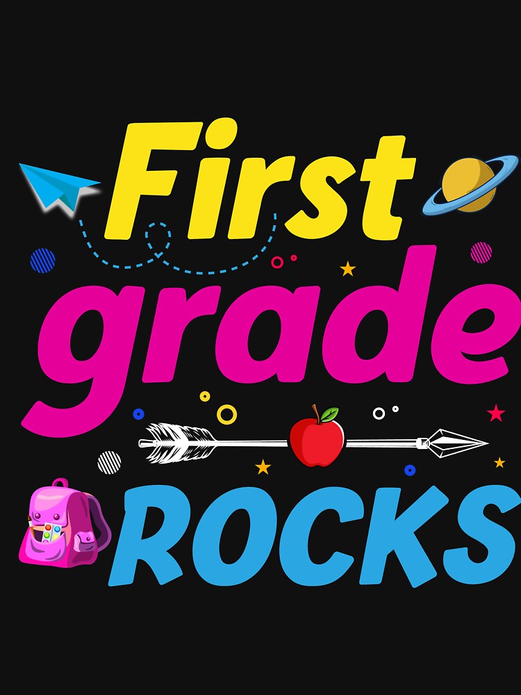First Grade Rocks Back To School 1st Graders & Teachers by TrenddyArts