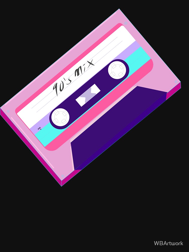 90s Retro Cassette Tape by WBArtwork