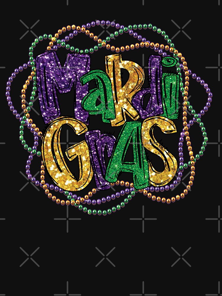 Mardi Gras 2022 - Womens Girls Mask Beads New Orleans Party by ecomdesign