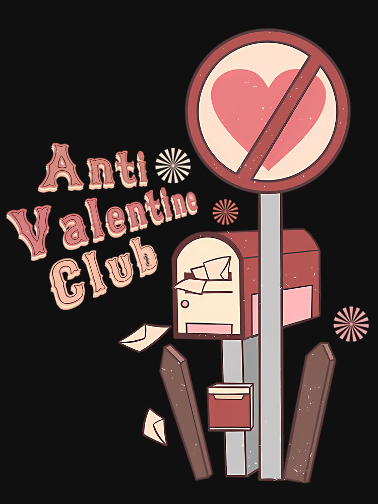 Anti Valentine Club Retro Skeleton by oayuwhvzakk33