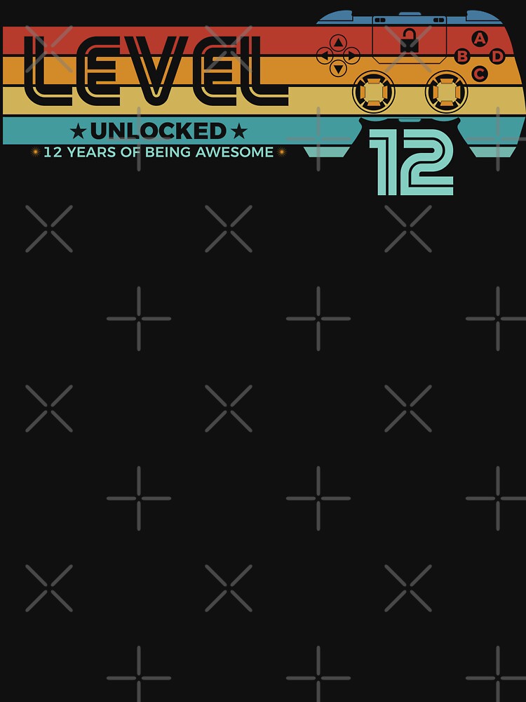 Level 12 Unlocked - Official Preteen 12th Birthday Gamer by NH2019