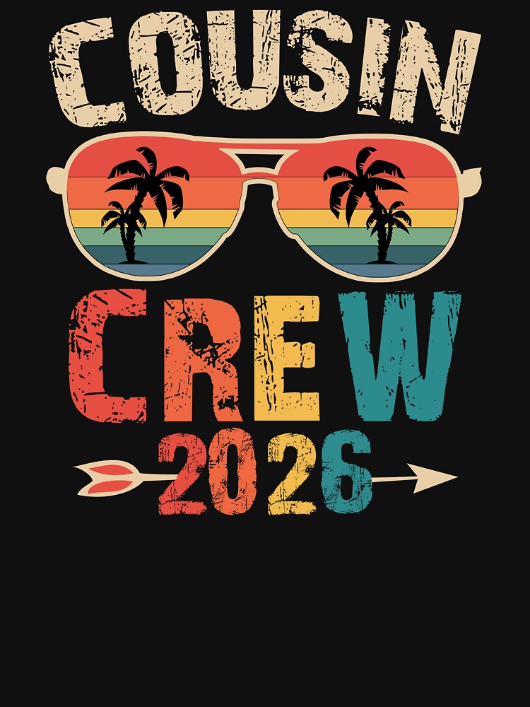 Cousin Crew 2026 Shirt – Matching Cousins Beach Vacation Summer Tee by PixelWaveBD