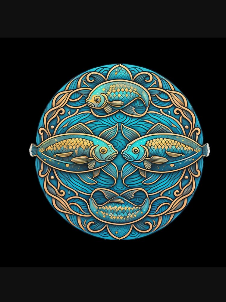 Pisces Zodiac Logo by MyStickersStore