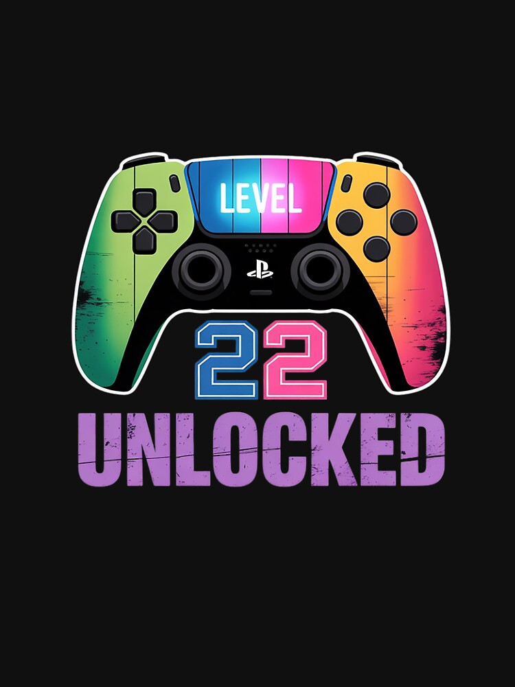 Level 22 Unlocked Video Gamer 22th Birthday by NeomiStoreSS