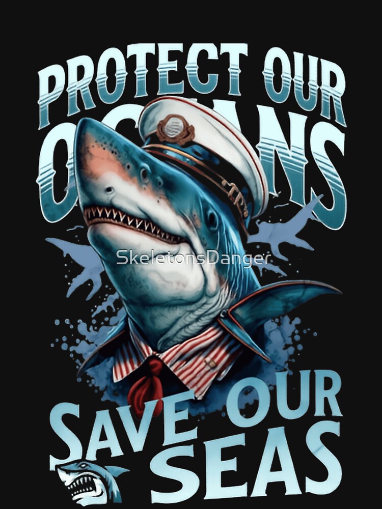 Copy of Protect Our Oceans Save Our Seas Ocean Octopus by SkeletonsDanger