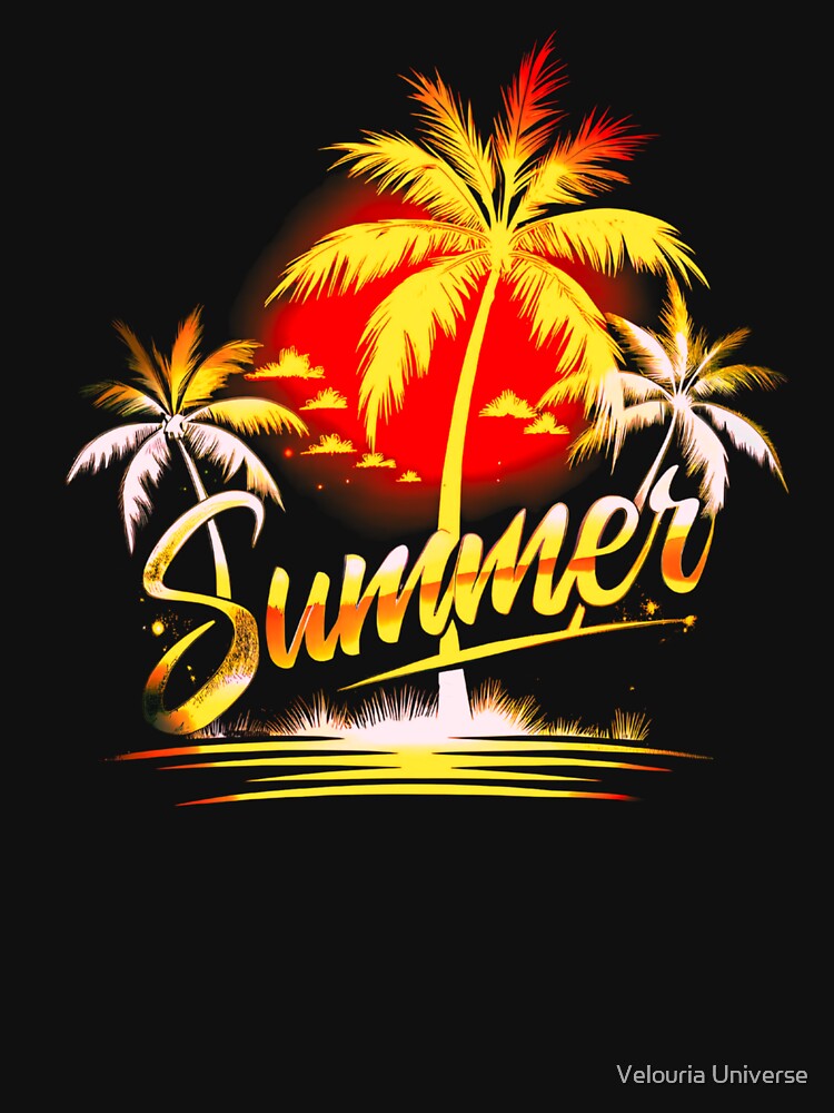 Tropical Summer Palms by Velouria Universe