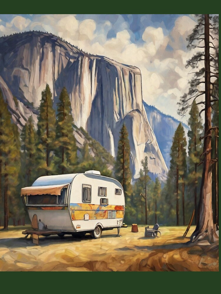 "Caravan Trailer Yosemite National Park: Explore the Natural Beauty" by Artisticanvas