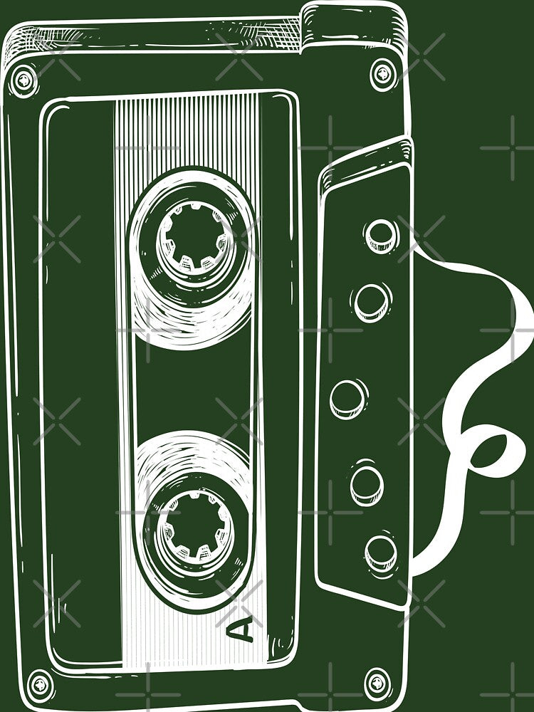 Vintage 80s Cassette Tape Retro Aesthetic by SaltCreatives