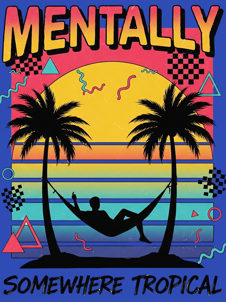Vintage Retro Sunset Beach Design by shogan712