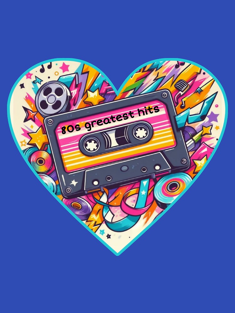 80s greatest hits, cassette tape by fangtasticprint