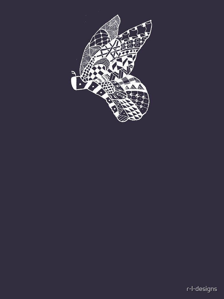 White Butterfly Art by r-l-designs