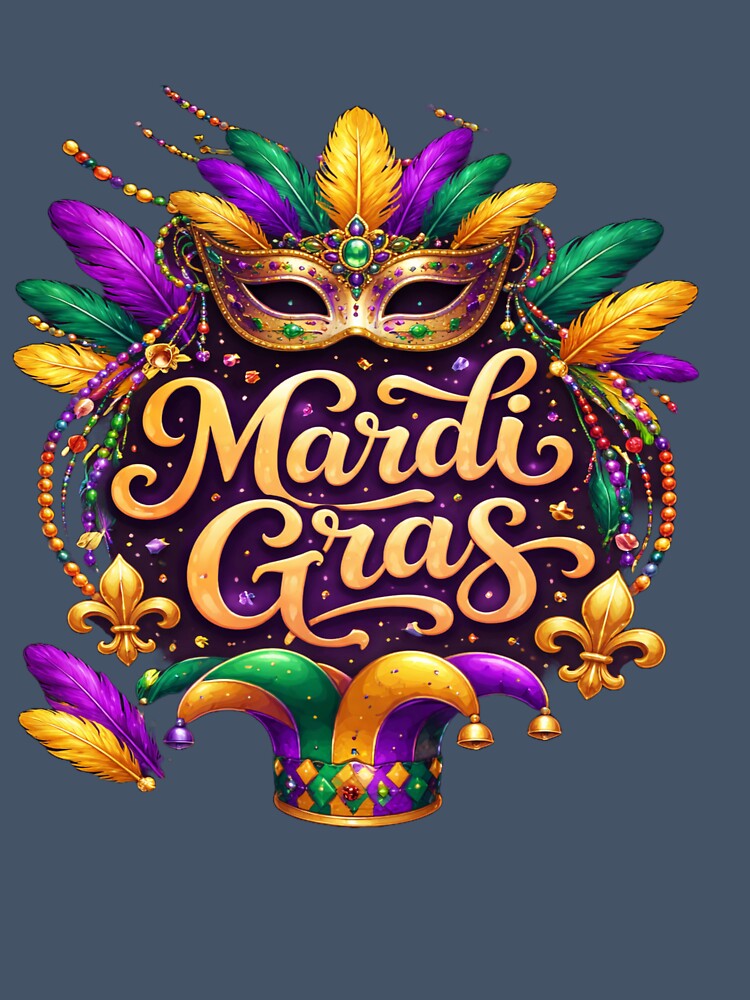 Vibrant Mardi Gras Mask by Agrawal Fashion