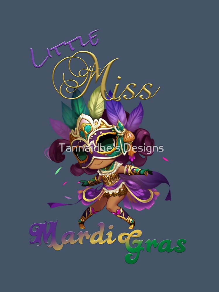 Little Miss Mardi Gras Chibi by Tannaidhe's Designs