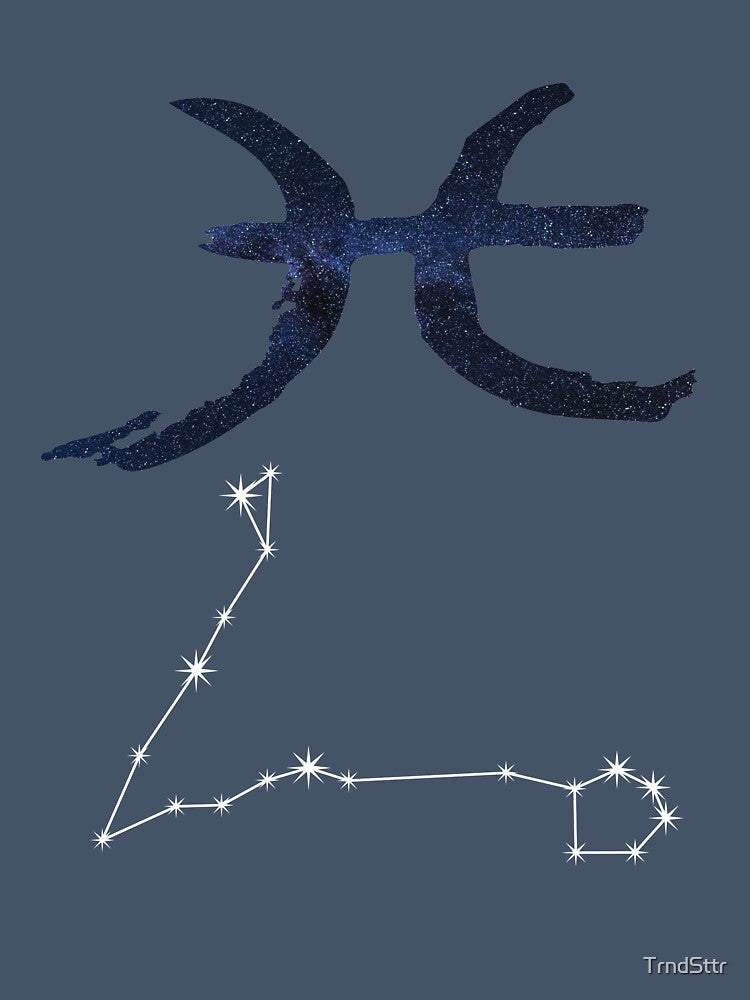 Astrology Gift for Pisces Birthday Born in March or February by TrndSttr