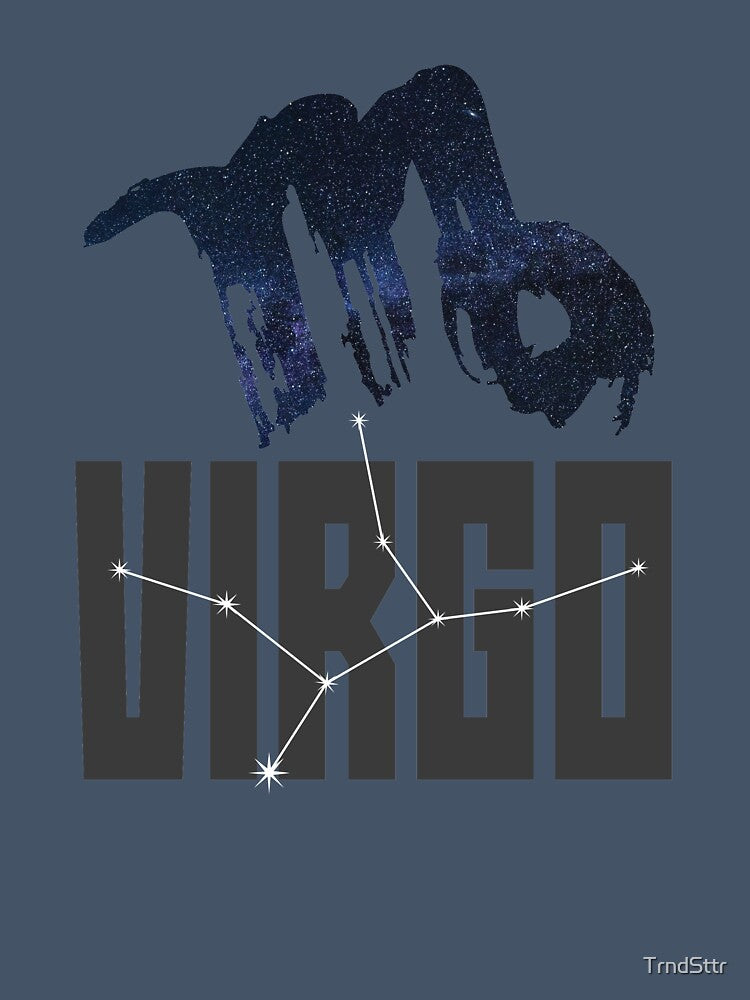 Virgo Birthday Gift with Zodiac Sign Constellation and Symbol by TrndSttr
