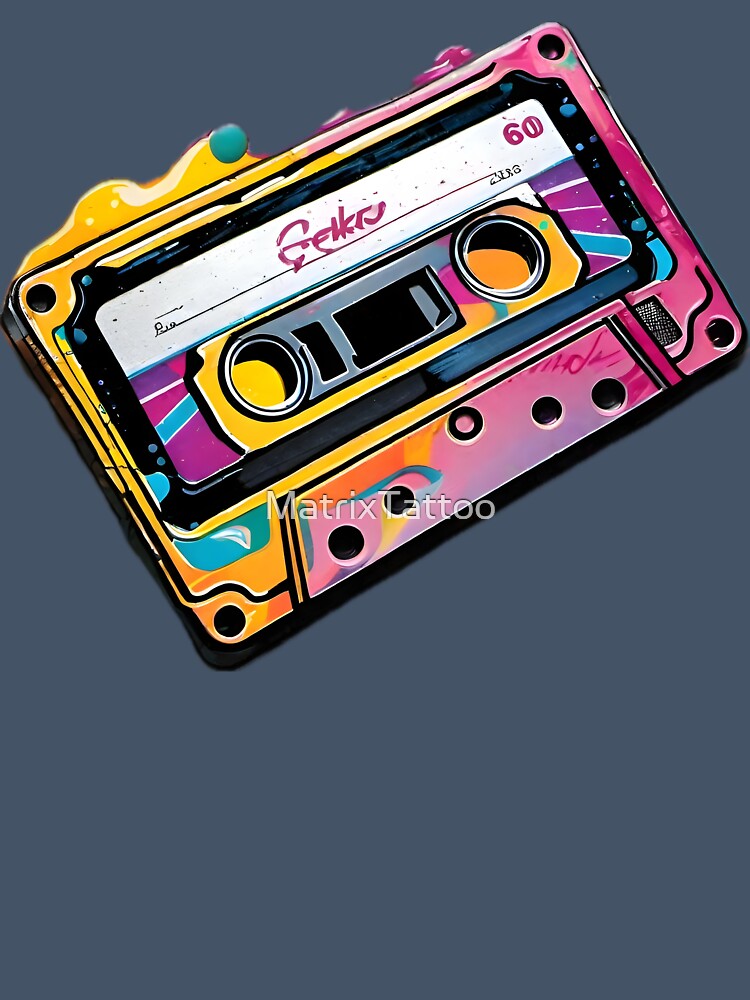 Graffiti Cassette Tape by MatrixTattoo