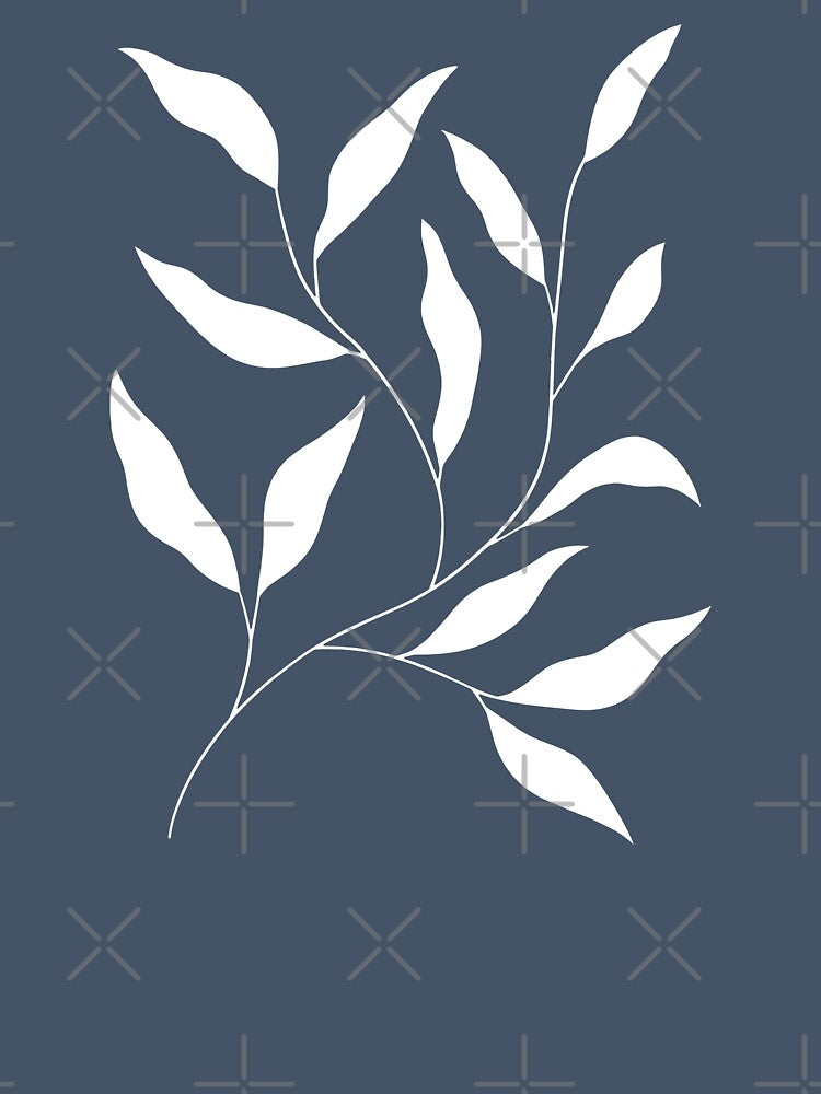 Minimalist Botanical Leaf Silhouette Design by ArtfulWeave