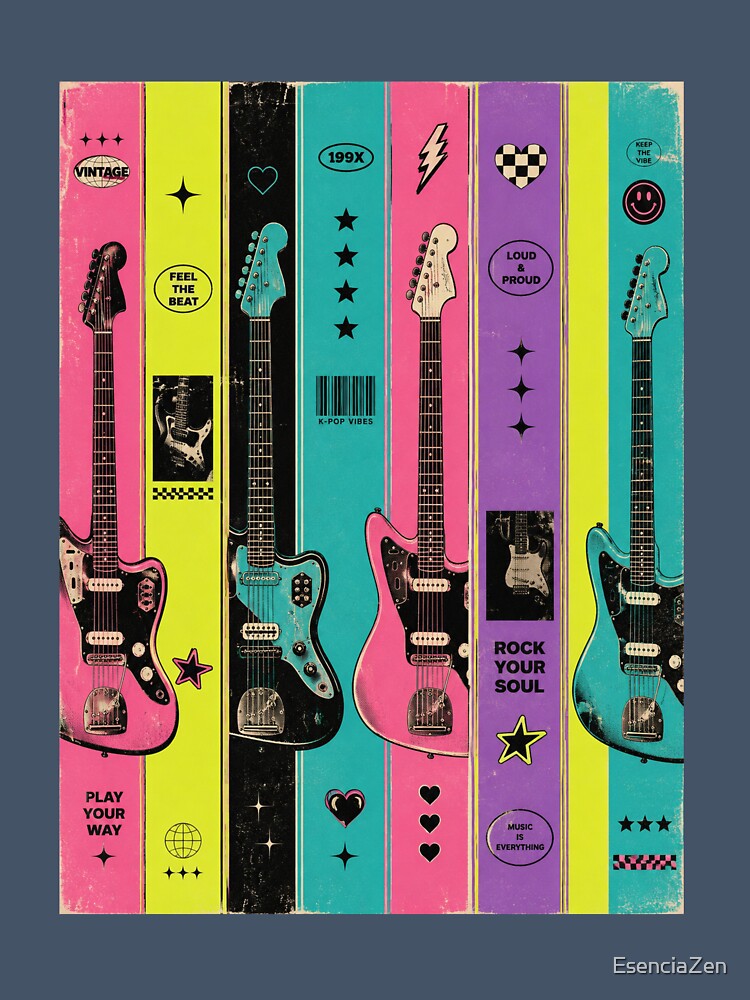 Retro 90s Guitars by EsenciaZen
