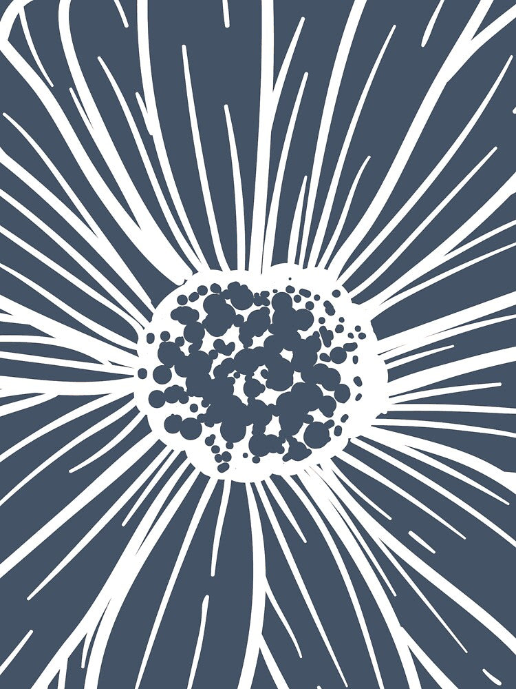 Blue Floral Flower Pattern by NelBo