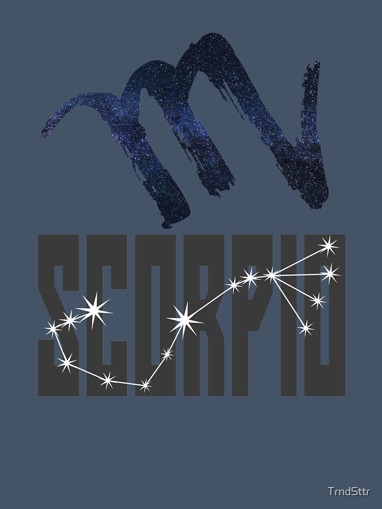 Scorpio Birthday Gift with Zodiac Sign Constellation and Symbol by TrndSttr
