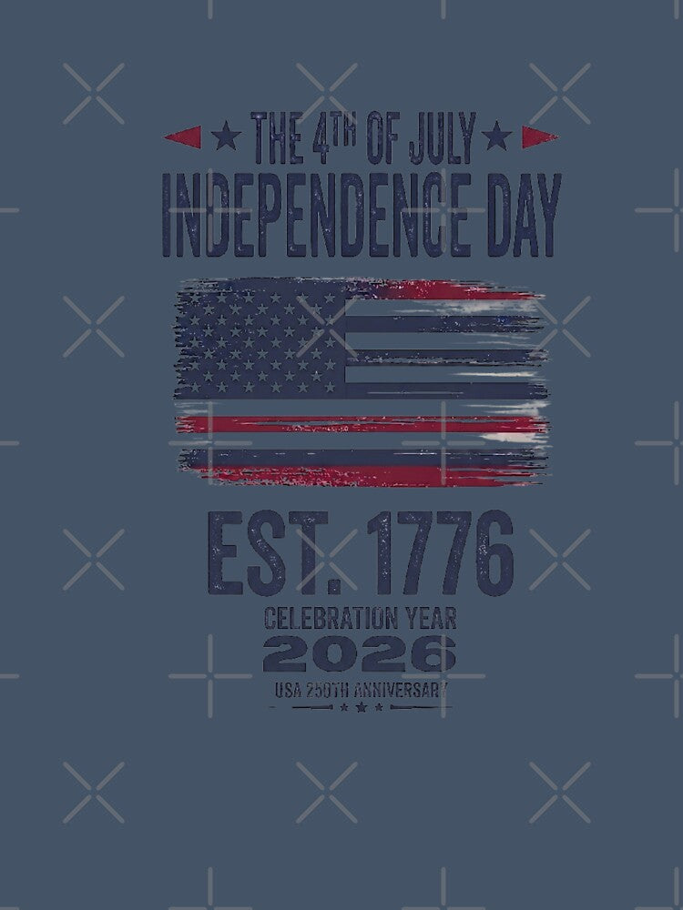 USA 250th Anniversary – Vintage 4th of July 2026 Independence Day Design by By Dana Studio