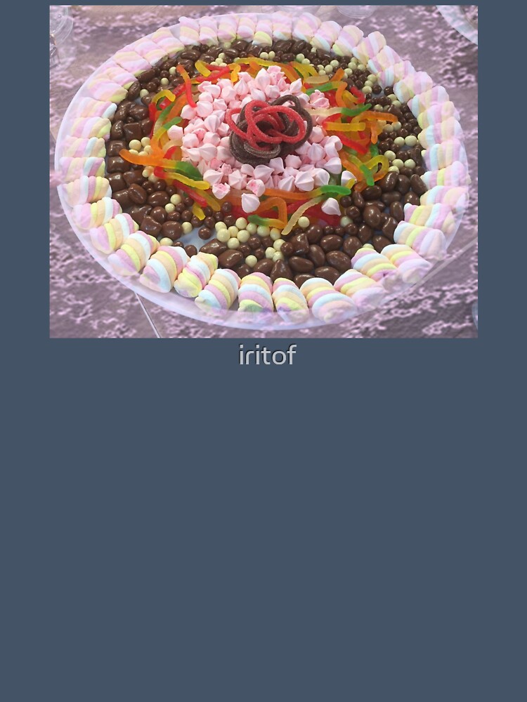 Pink and White Meringue - Marshmallow party plate by Iritof by iritof
