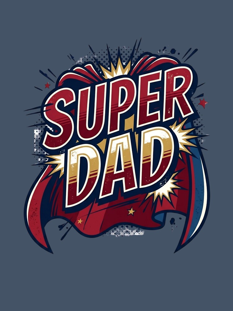 Super Dad Retro Comic Superhero Cape by PACS0011