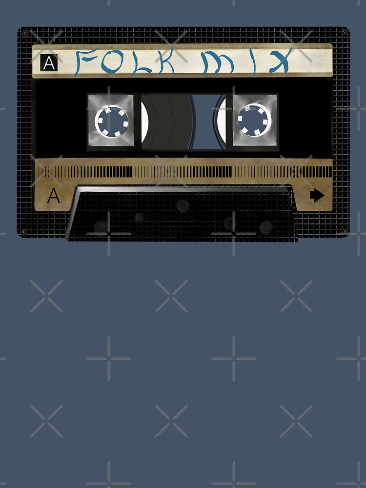 Folk Mixed Cassette Tape - Mix Tape - for recording analogue music by Grepthor
