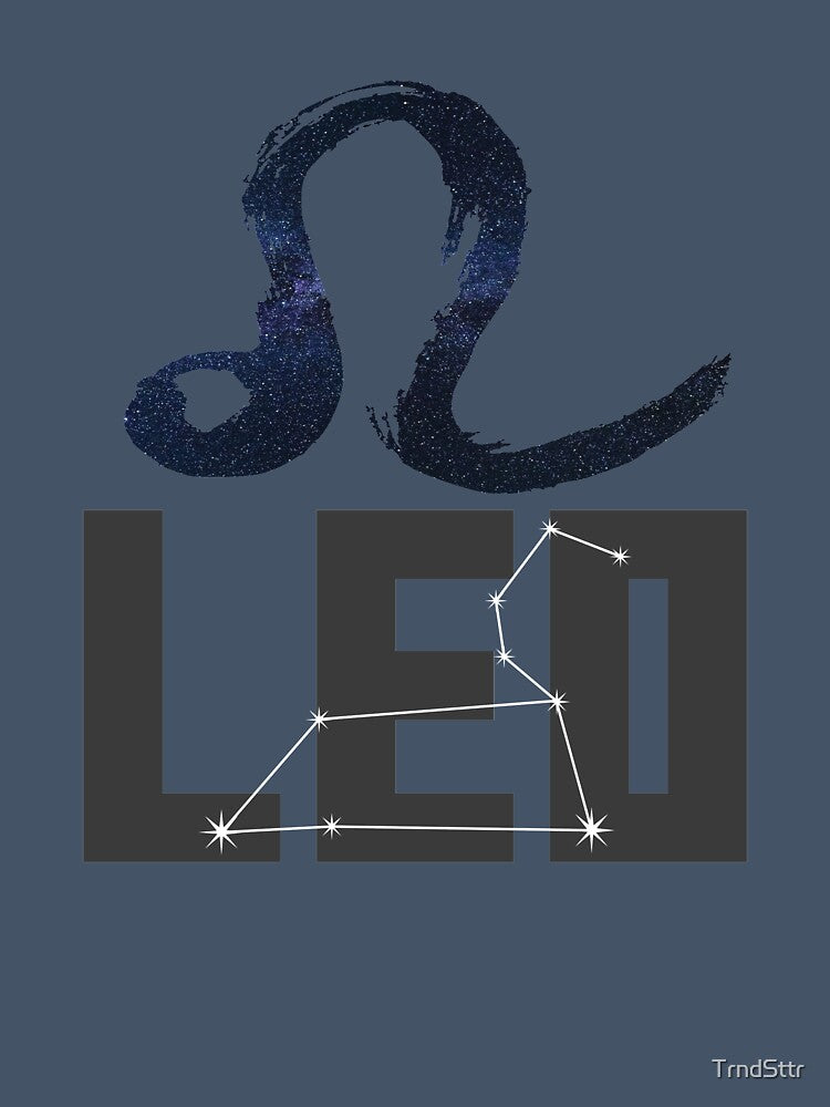Leo Birthday Gift with Zodiac Sign Constellation and Symbol by TrndSttr