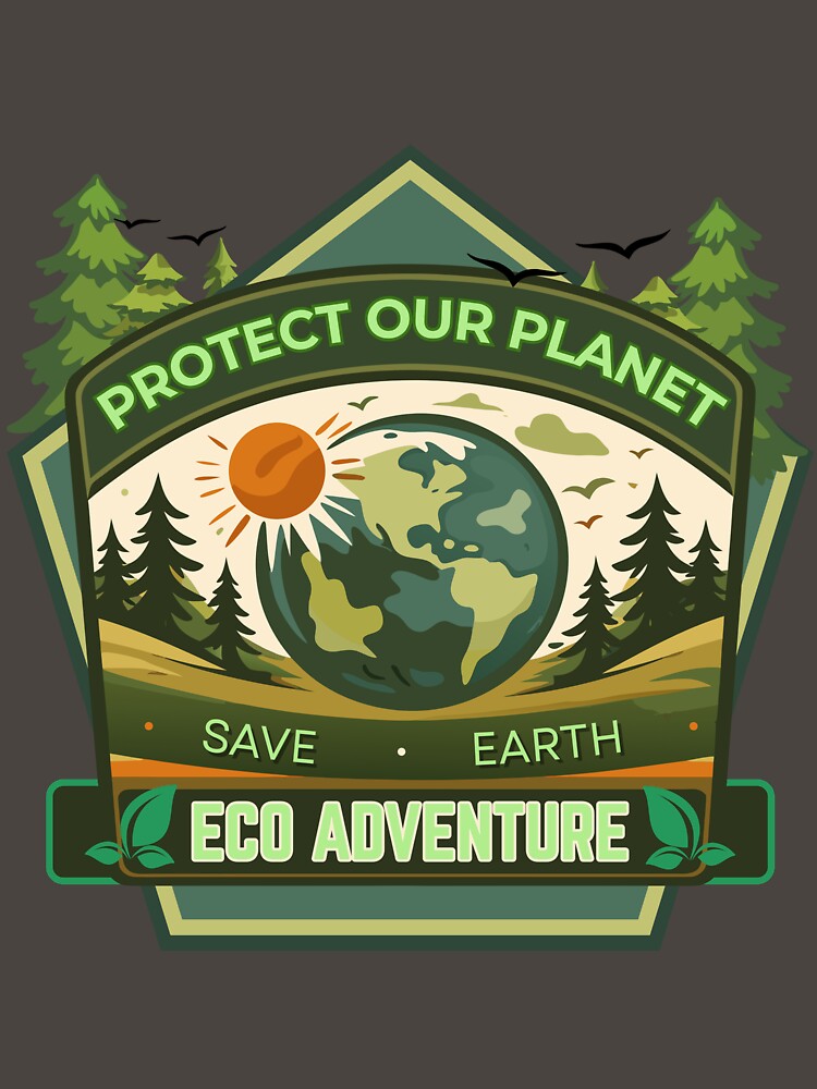 Protect Our Planet Eco Adventure – Save Earth Nature Graphic by ArtiFize Store