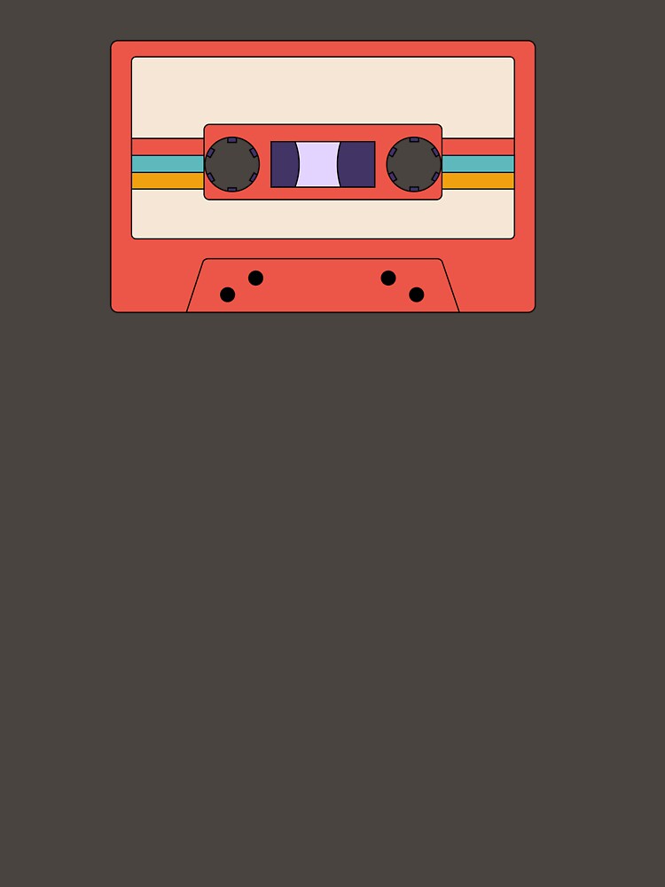 Cassette Tape Retro Music in the style of the 80s by ElenaJoyDesign