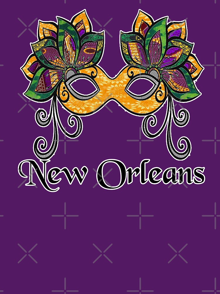 Nola Mardi Gras Retro Mask by artbyomega