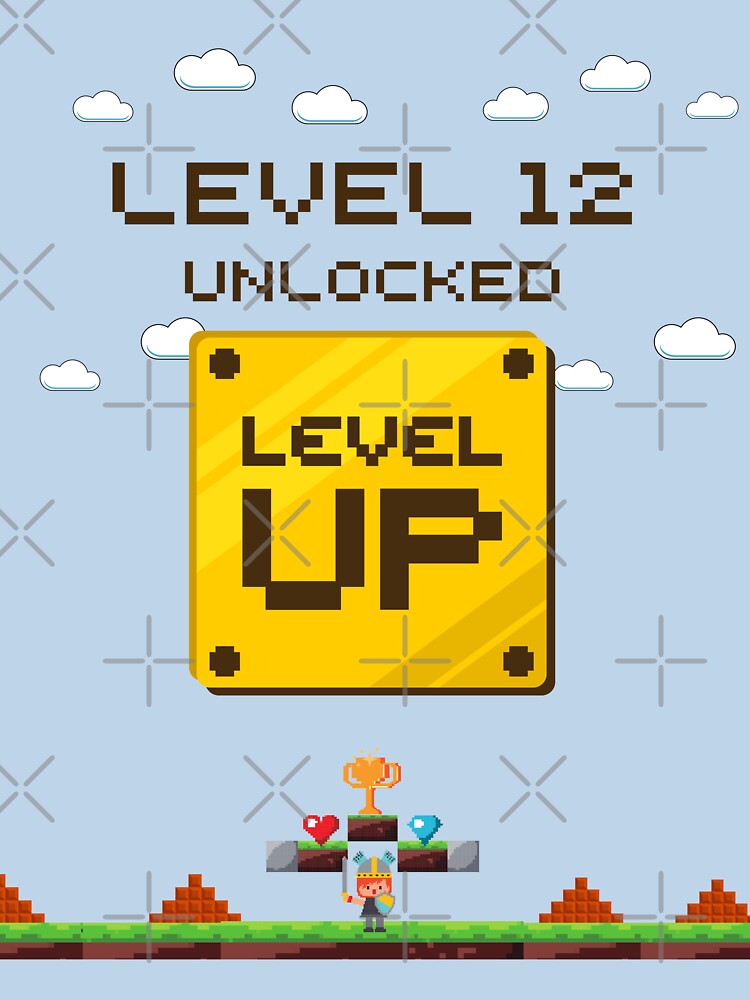 level up unlocked birthday 12 years old by Shadyfruit