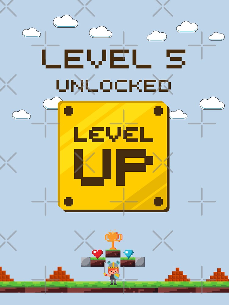 Copy of level up birthday 5 years old by Shadyfruit