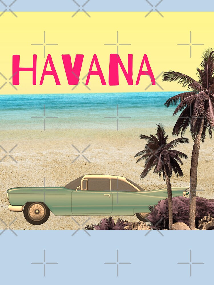 Havana vintage car beach sunset by AWADHESH  CHAURASIA
