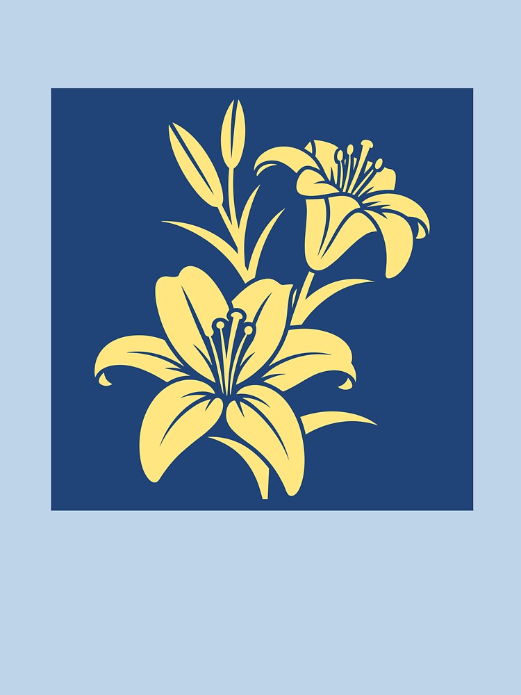 Yellow Lilies Drawing by Jeallan Designs