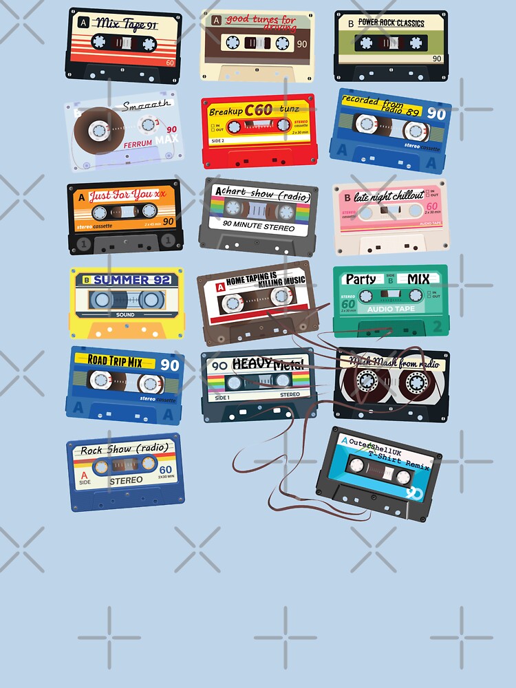 Mix Tape - Retro Cassette Tapes by OuterShellUK