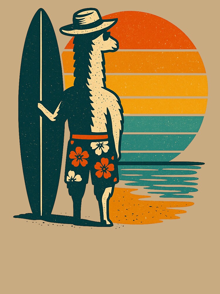 Surf’s Up, Llamaste! by Design Delinquent