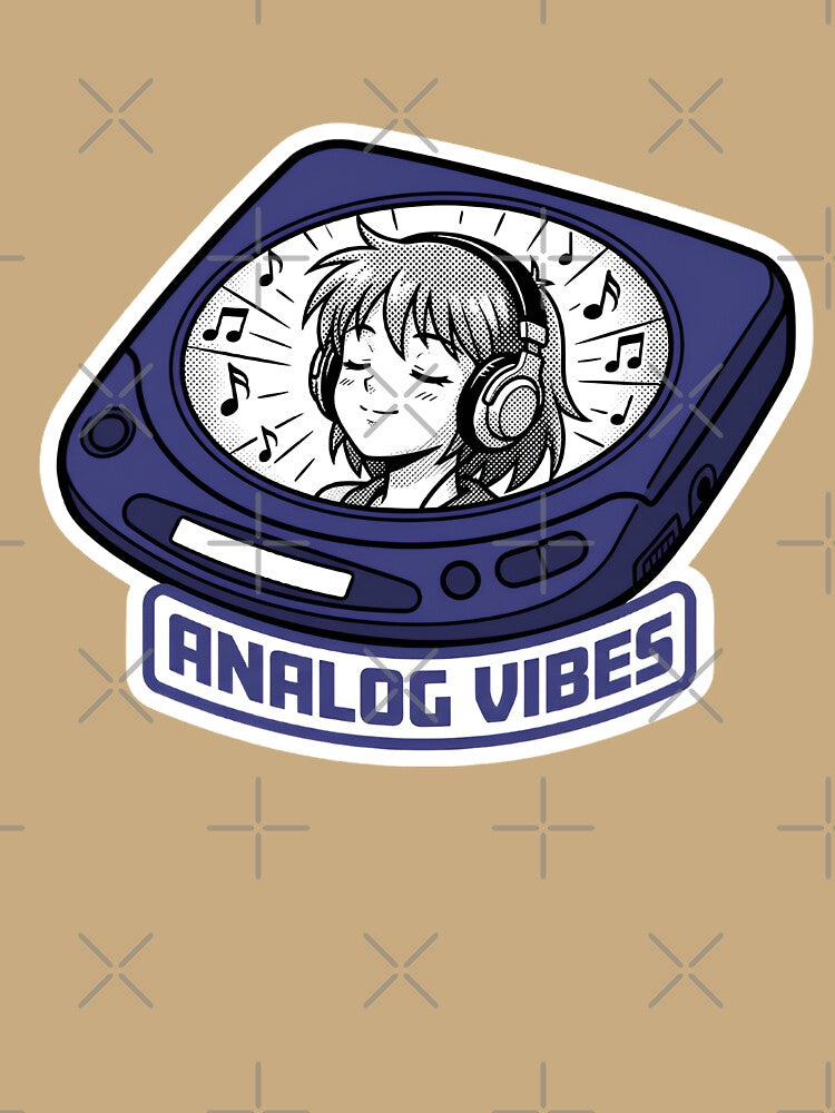 Retro CD Player Analog Vibes Anime Sticker by sbsteam2000