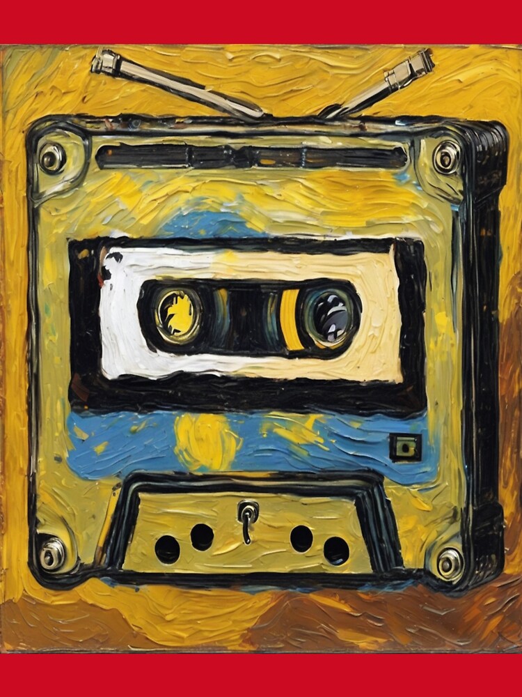 "Vintage Cassette Tape: An Icon of Music on Magnetic Tape" by Artisticanvas