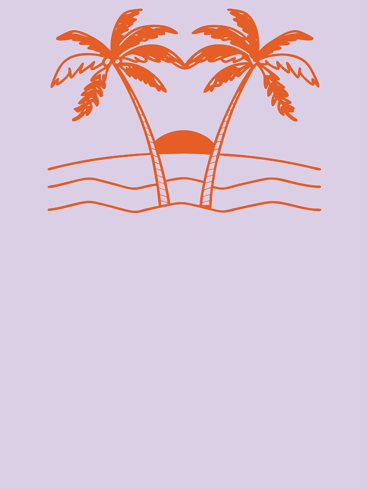 Retro Sunset Palms by enly shop