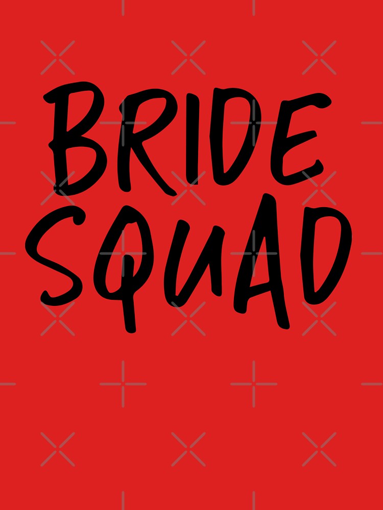 Bride Squad Bridal Shower Gift Idea Bachelorette Party Hen Do by CarbonClothing