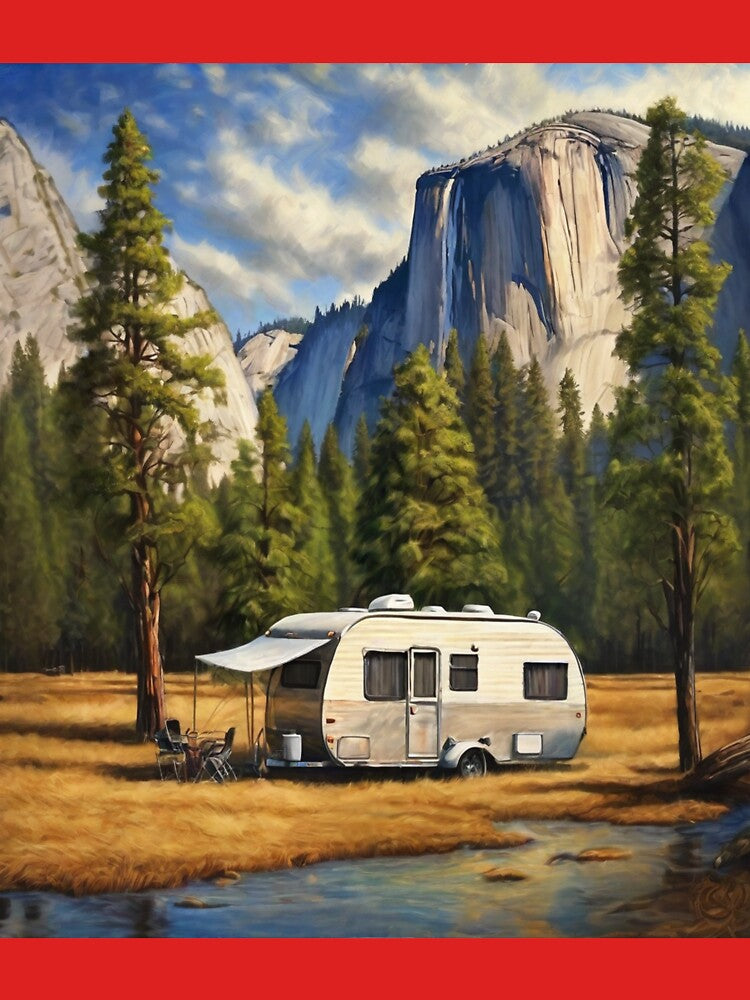 "Caravan Trailer Yosemite National Park: Explore Nature in Freedom" by Artisticanvas