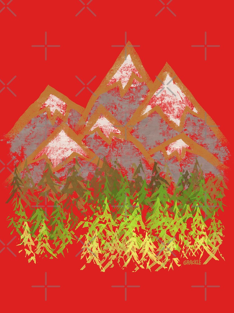 Simple Mountains by JanGrackle